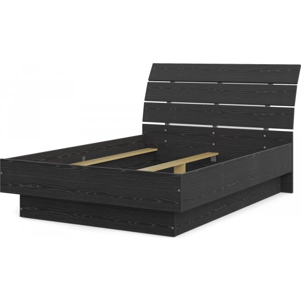Naia bedframe 137 x 191 cm - Zwart