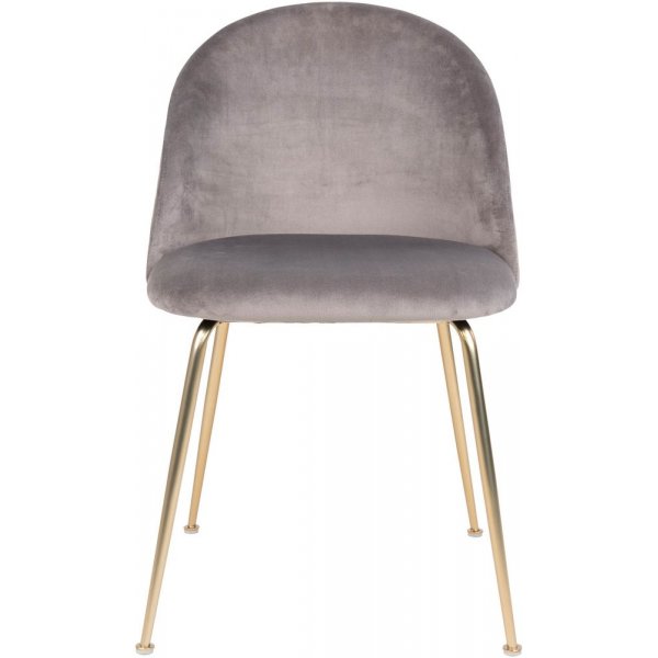 Chaise Geneve - Gris/laiton Chaise Geneve - Gris/laiton
