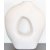 Vase Maison Nordique 38 cm - Blanc