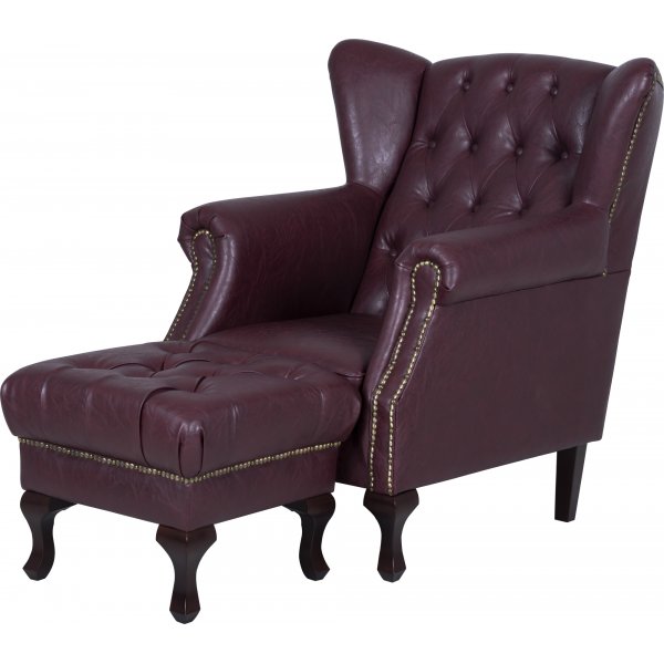 Fauteuil Vivaldino - Oxblood