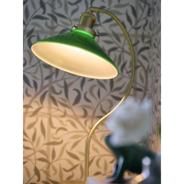Axel bordslampa - Grön/mässing - 25 cm Axel bordslampa - Grön/mässing - 25 cm