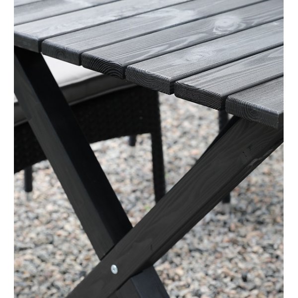 Eettafel Scottsdale 150 cm - Zwart + Textielreiniging voor meubels