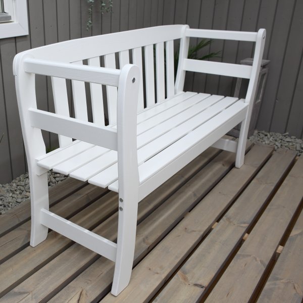 Rosenborg tuinbank - Wit