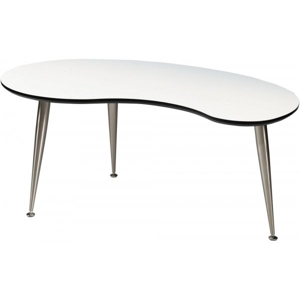 Miranda soffbord - Vit/metall