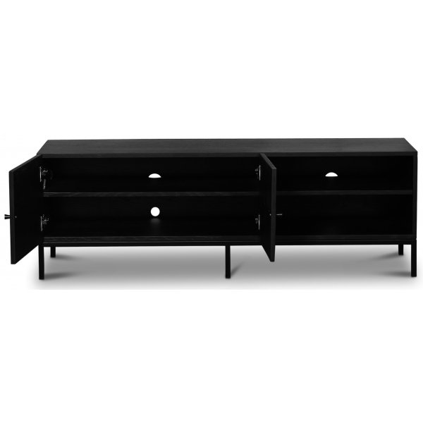 Stilo V.2 tv-b�nk 150 cm svartbetsad ek