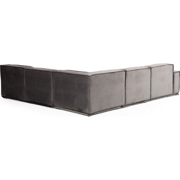 Canap d'angle Lego 276 cm droite - Gris