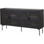 Raffels sideboard 4 drrar - svartbetsad ek / Rotting