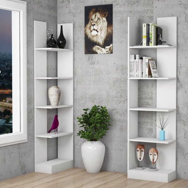 Bibliothèque Ikiz - Blanc Bibliothèque Ikiz - Blanc