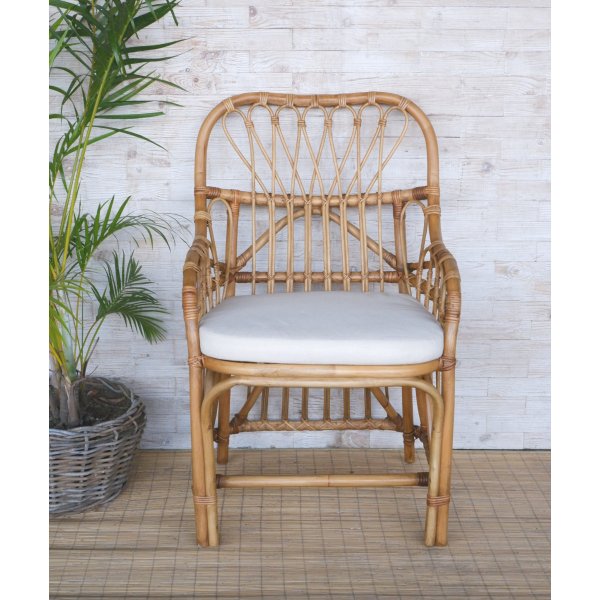 Adena karmstol i bambu - Natur Adena karmstol i bambu - Natur