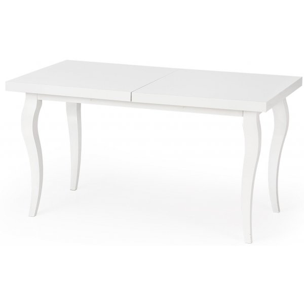 Table  manger extensible Lorens 160-240 cm - Blanc Haute Brillance