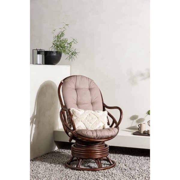 Swing fåtölj - Mörk Valnöt Swing fåtölj - Mörk Valnöt