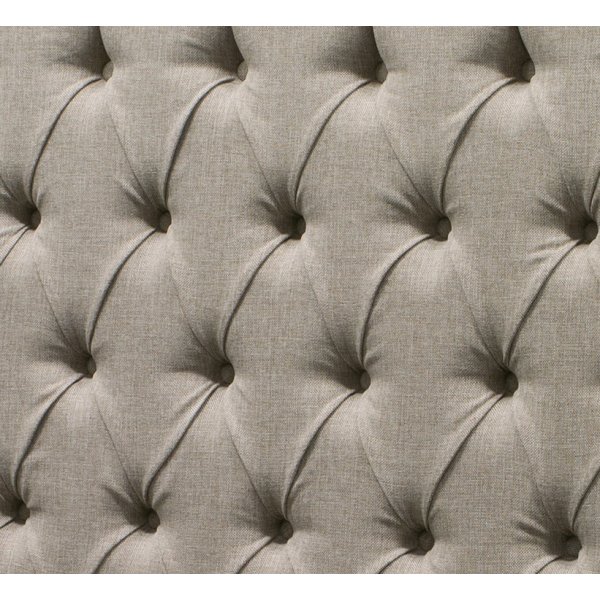 Linus hoofdbord met stoffen knopen - Optionele maat en bekleding