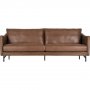 Harpan 3-sits Soffa i brun vintage - Soffa 223 cm