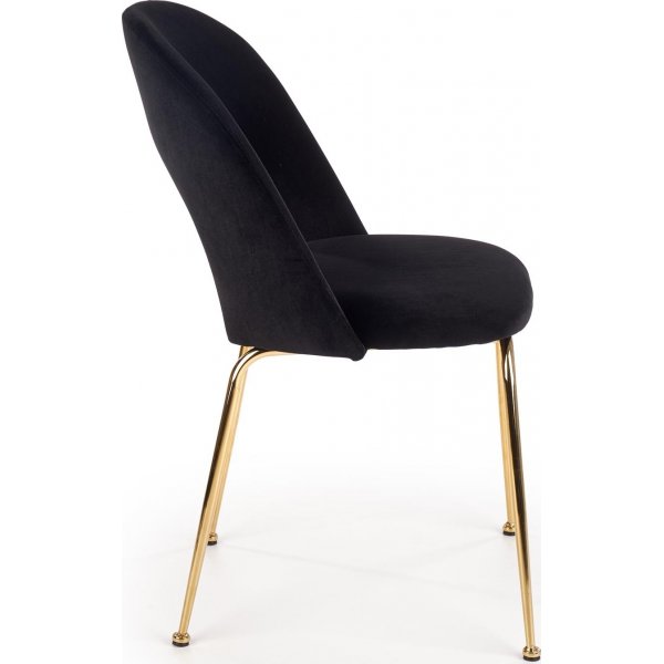 Chaise de salle  manger Cadeira 385 - Noir