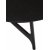 Ooid matbord 220 x 110 cm - Svartbetsad askfanr/svart