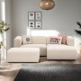 Linden mini divansoffa hger - Cream