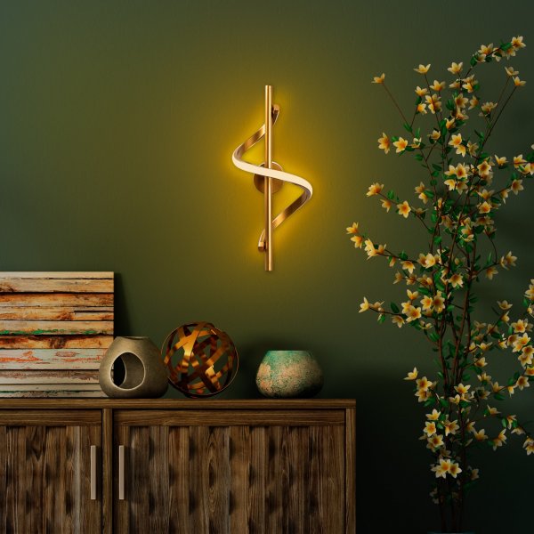 Makena vägglampa - Guld Makena vägglampa - Guld