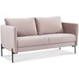 Kingsley 2,5-sits soffa i rosa sammet + Flckborttagare fr mbler