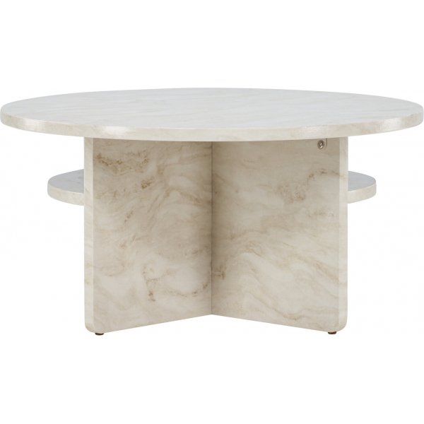 Ålesund soffbord Ø85 cm - Beige Ålesund soffbord Ø85 cm - Beige
