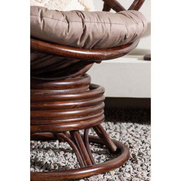 Swing fåtölj - Mörk Valnöt Swing fåtölj - Mörk Valnöt