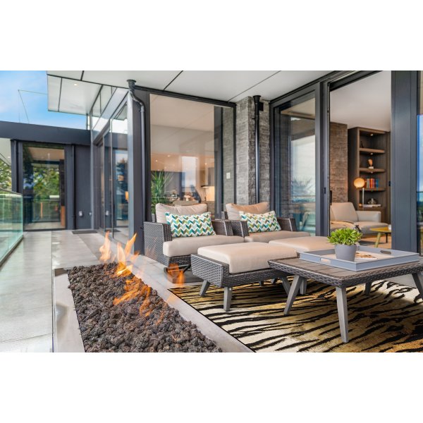 Tapis tissé plat Domani Tigre Doré Tapis tissé plat Domani Tigre Doré