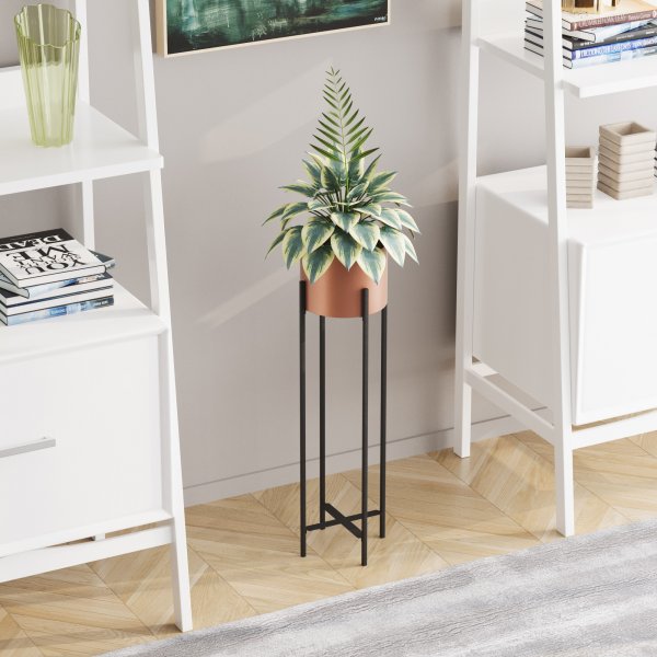 Plato 25 kruka - Svart/koppar Plato 25 kruka - Svart/koppar