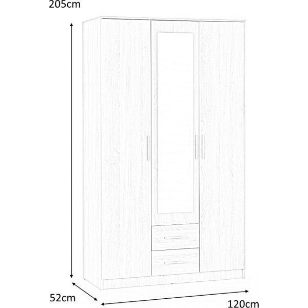 Abdel 3 garderob - Ek Abdel 3 garderob - Ek