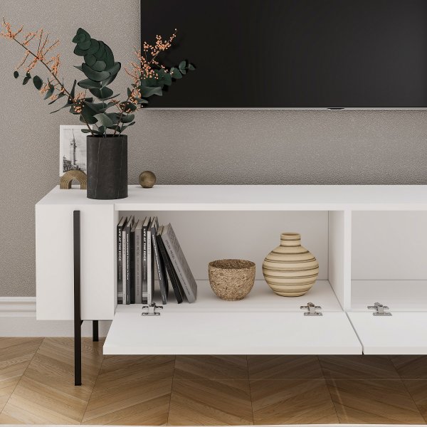 Herman TV-bänk - Vit Herman TV-bänk - Vit