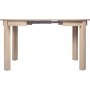 Bernardin runt matbord frlngningsbart 95-195 x 95 cm - whitewash ek