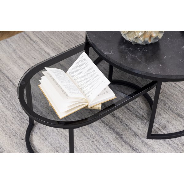 Spiro soffbord 70 x 40 cm - Svart Spiro soffbord 70 x 40 cm - Svart