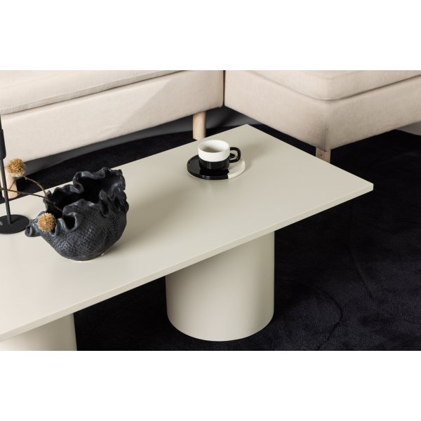 Sandvika soffbord 120 x 50 cm - Beige