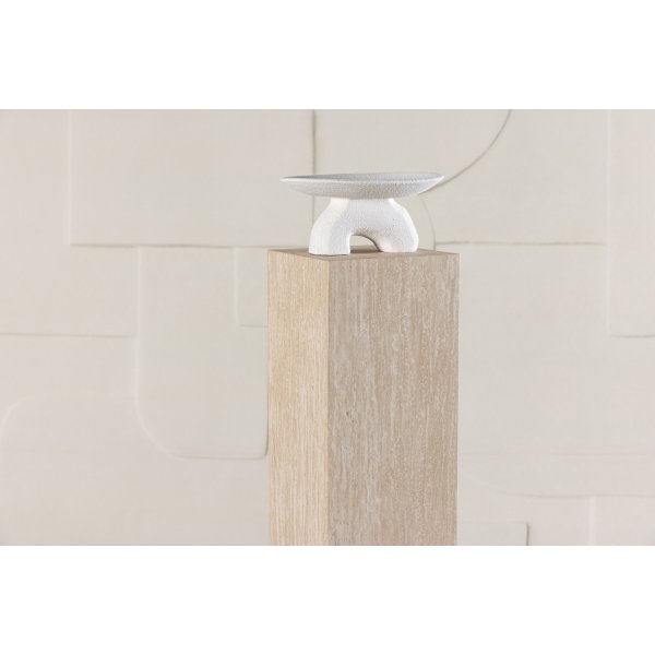 Ramsvik sidobord H:95 cm - Travertin-look