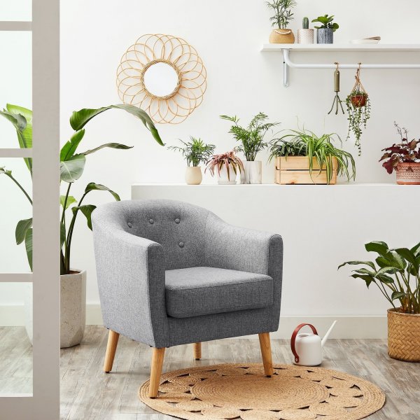 Fauteuil Cyrus - Gris Fauteuil Cyrus - Gris