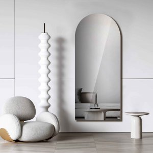 Helkroppsspegel Leona 70 � 160 cm Valvformad - v�ggh�ngd/golvst�ende
