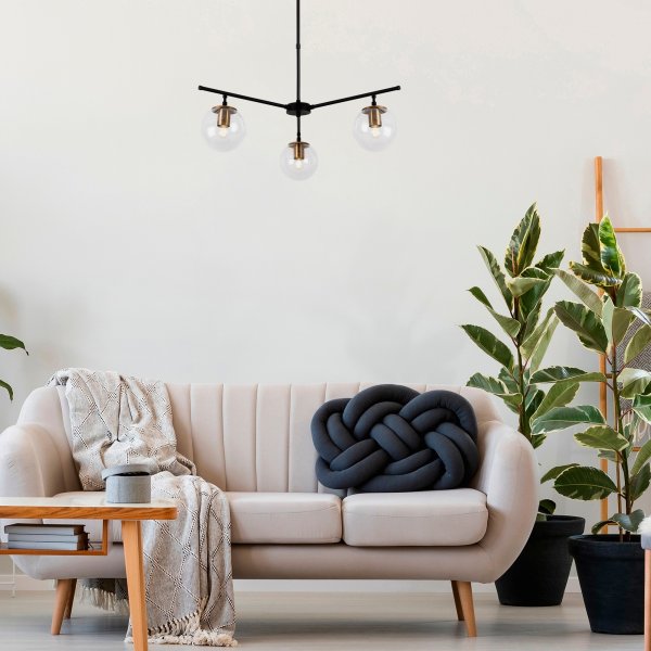 Atlas taklampa 10246 - Svart/antik Atlas taklampa 10246 - Svart/antik