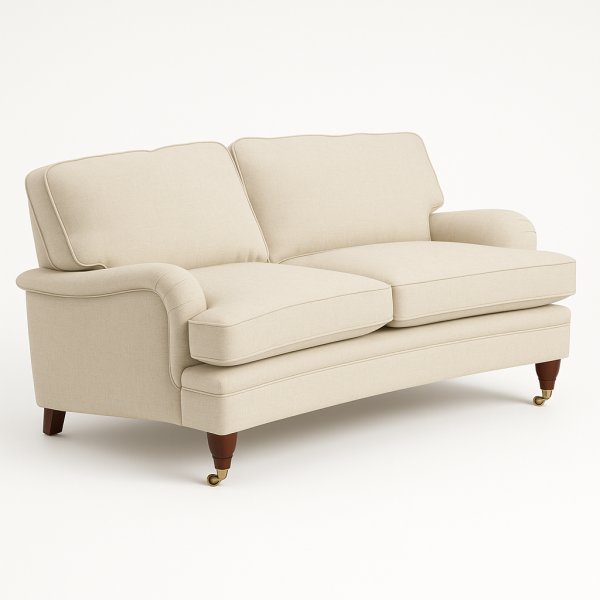 Soffa svngd 3-sits 195 cm - Beige - Howard Luxor