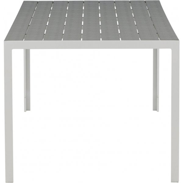 Table d\\\'extrieur 205 x 90 cm gris/blanc - Copacabana