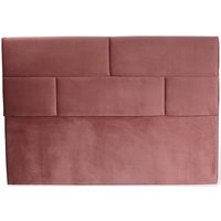 Carpe sänggavel med mönster (Rosa sammet) - Valfri bredd Carpe sänggavel med mönster (Rosa sammet) - Valfri bredd