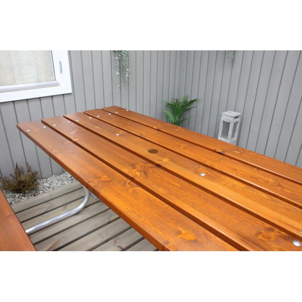 Stabiele bankenset met rugleuning - Cappuccino Stabiele bankenset met rugleuning - Cappuccino