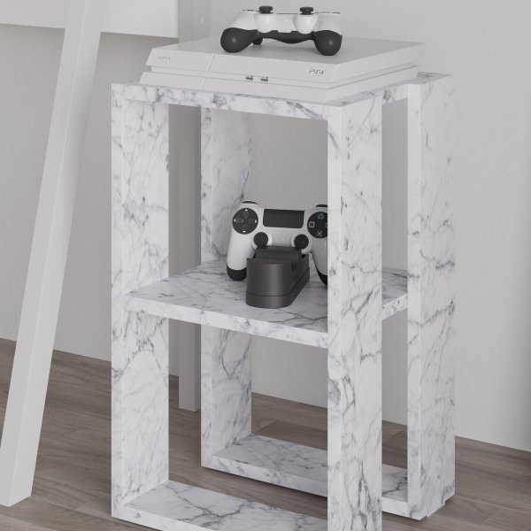 Lonie s�ngbord - Carrara marmor