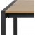 Bicca matbord 170-250 cm - Ek/svart