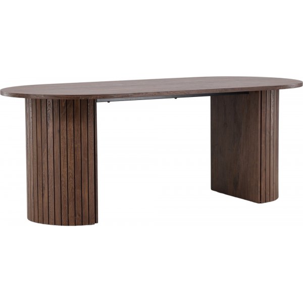 Hrn matbord 200 x 90 cm - Mocca