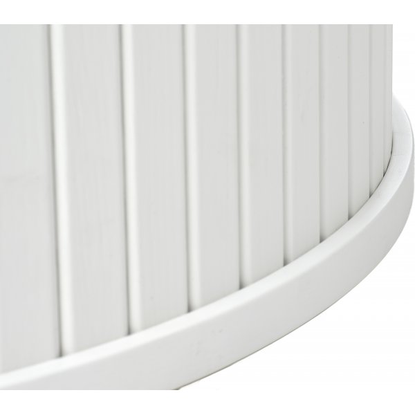 Mood runt soffbord i vitbetsad ek Ø90 cm Mood runt soffbord i vitbetsad ek Ø90 cm