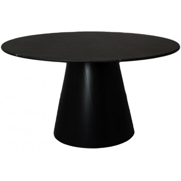 Lance runt matbord 137 cm - Marmor (Svart) / Plt