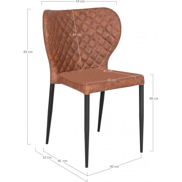 Pisa matstol - Brun Pisa matstol - Brun