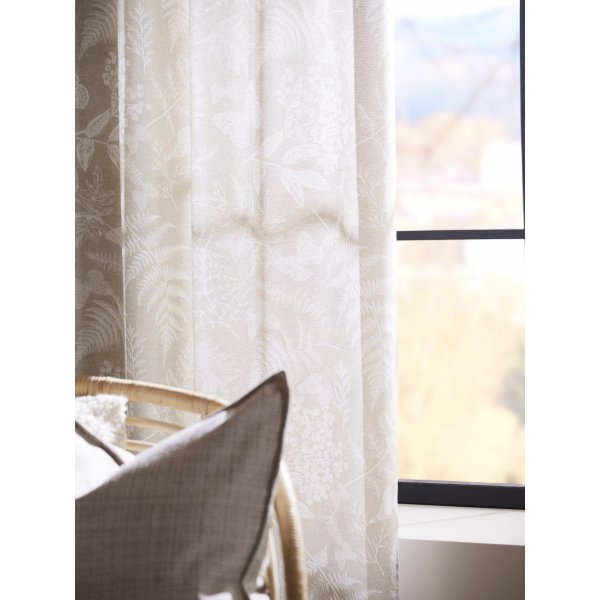 Rideau Fougère Lot de 2 2 x 135 x 290 cm - Lin Rideau Fougère Lot de 2 2 x 135 x 290 cm - Lin