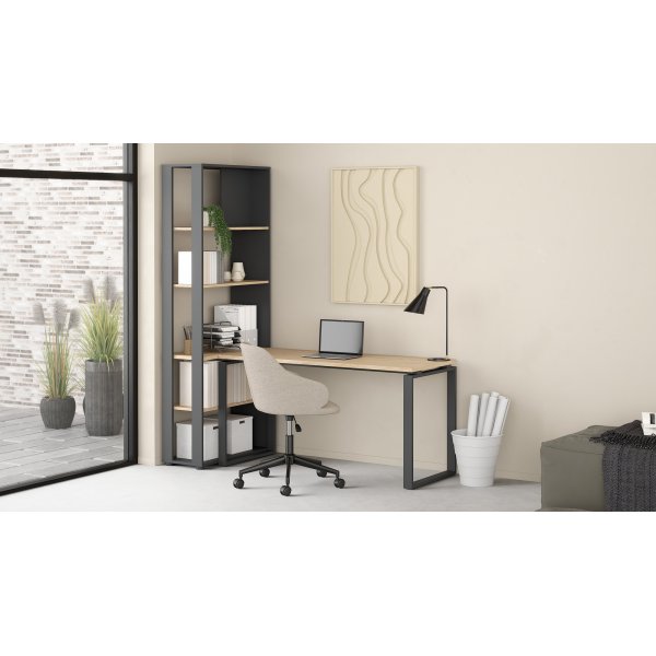 Bureau Sign 150 cm - Gris mat/hickory Bureau Sign 150 cm - Gris mat/hickory