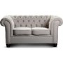Chesterfield York 2-sits soffa - Valfritt tyg