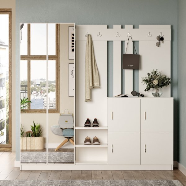 Meuble d'entrée Gibson - Blanc Meuble d'entrée Gibson - Blanc