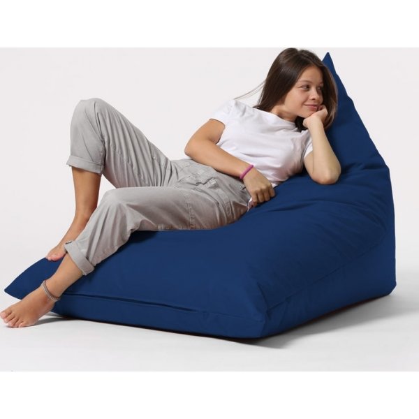 Pouf pyramide - Bleu foncé Pouf pyramide - Bleu foncé